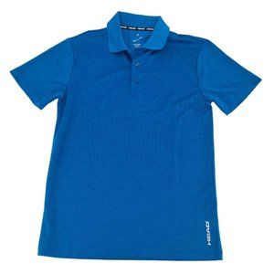 Head | Men's Short Sleeve Polo Shirt | Blue | Size S